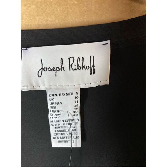 Joseph Ribkoff NWT black square neck top size 8 - Picture 6 of 9